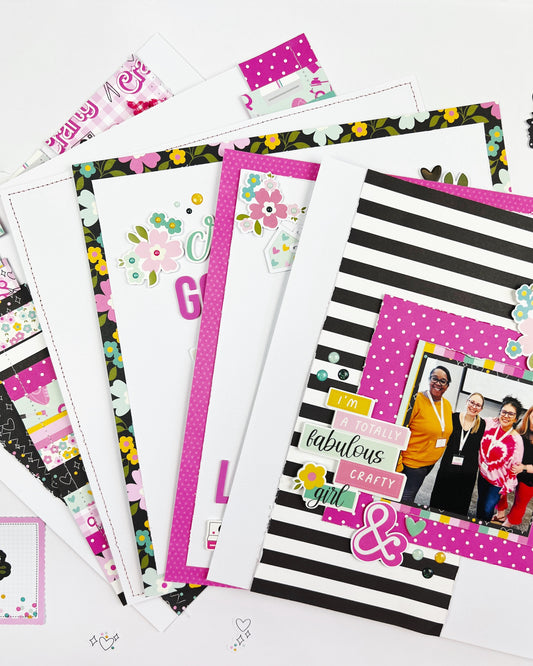 Let’s Go Party – Scrapbooking Style!  Layout Class & Kit