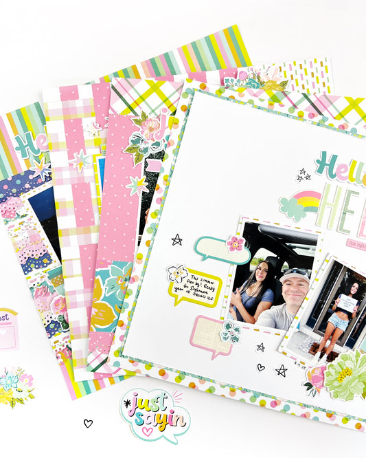 Just Sayin' Layout Class & Kit