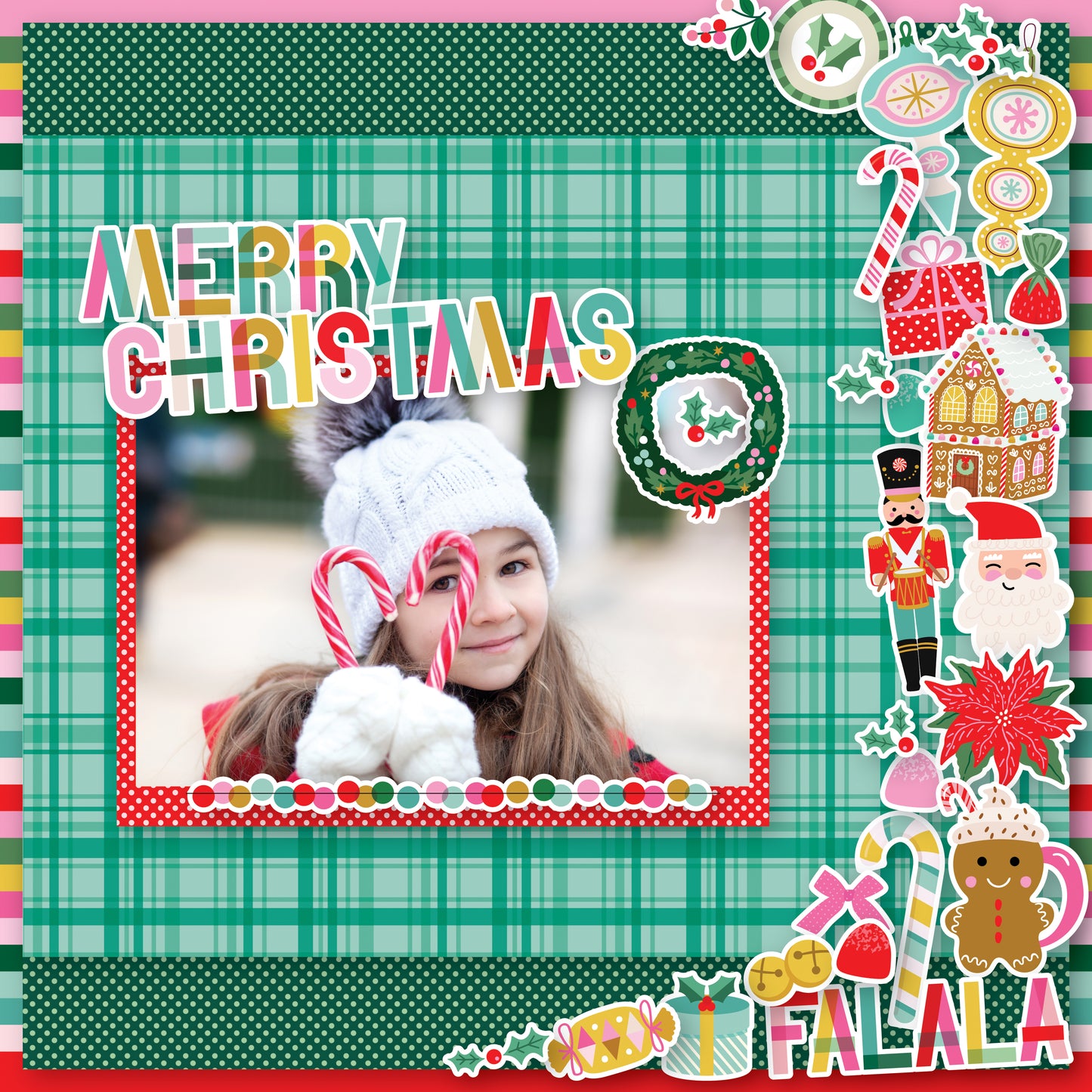 Hard Candy Christmas Layout Kit & Class- PREORDER