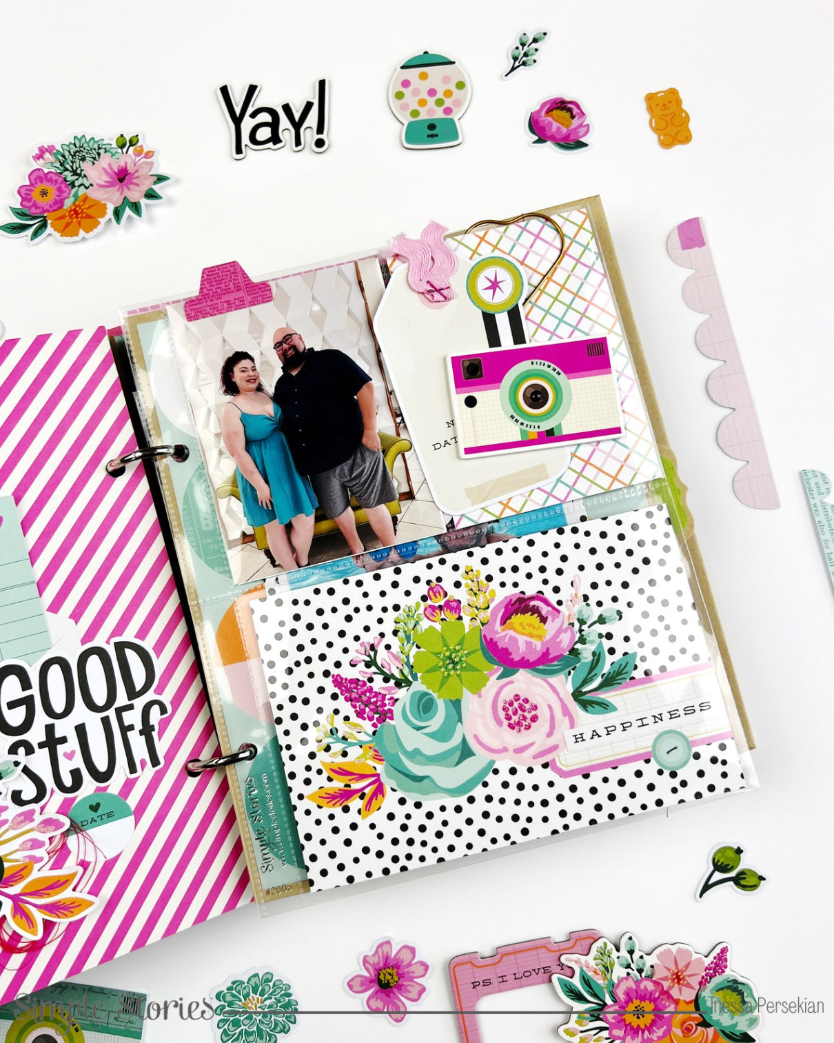 Fun 6x8 Album Class + Kit | Simple Stories Color Me Happy