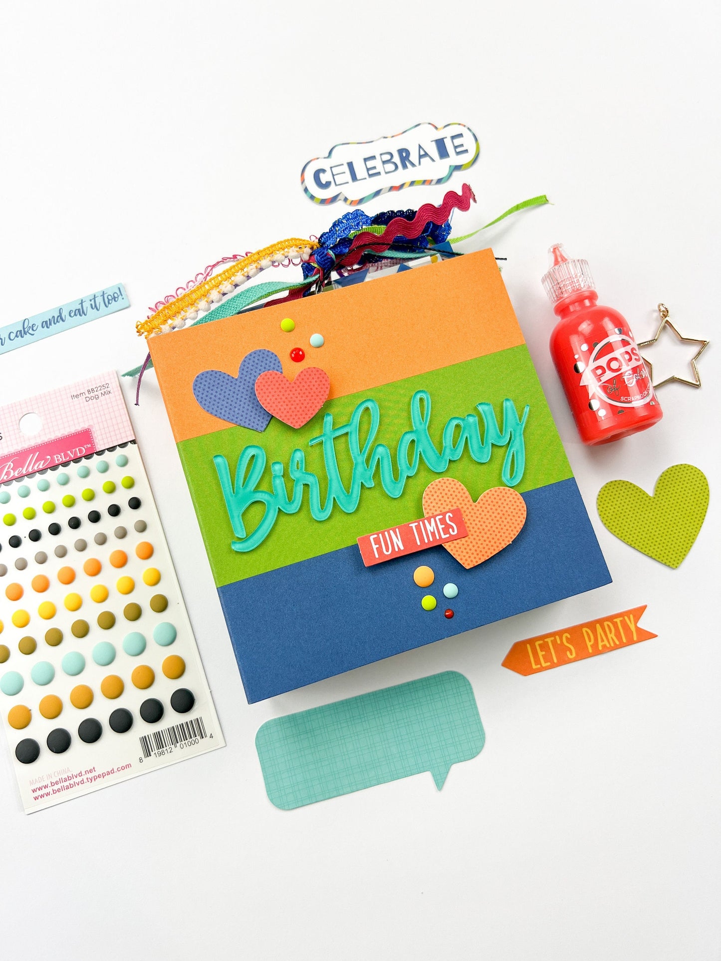 Birthday Mini Album - INSTRUCTIONS ONLY