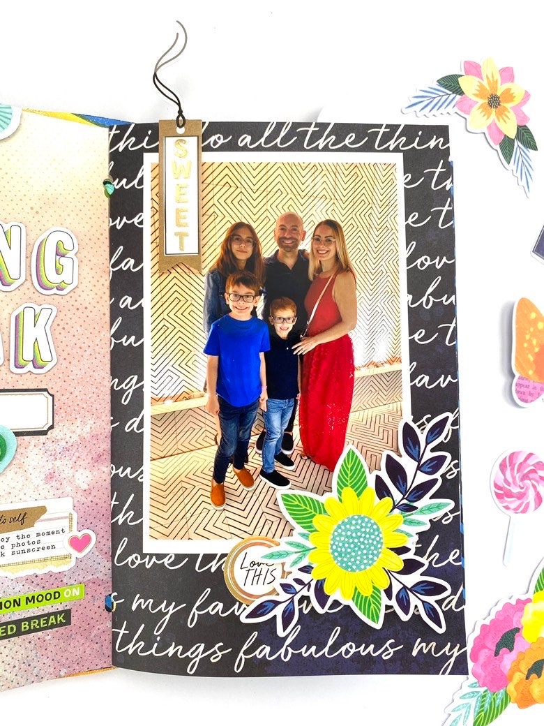 Vacay Vibes Travel Mini Album Scrapbook Class- INSTRUCTIONS ONLY