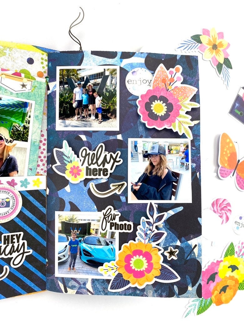 Vacay Vibes Travel Mini Album Scrapbook Class- INSTRUCTIONS ONLY