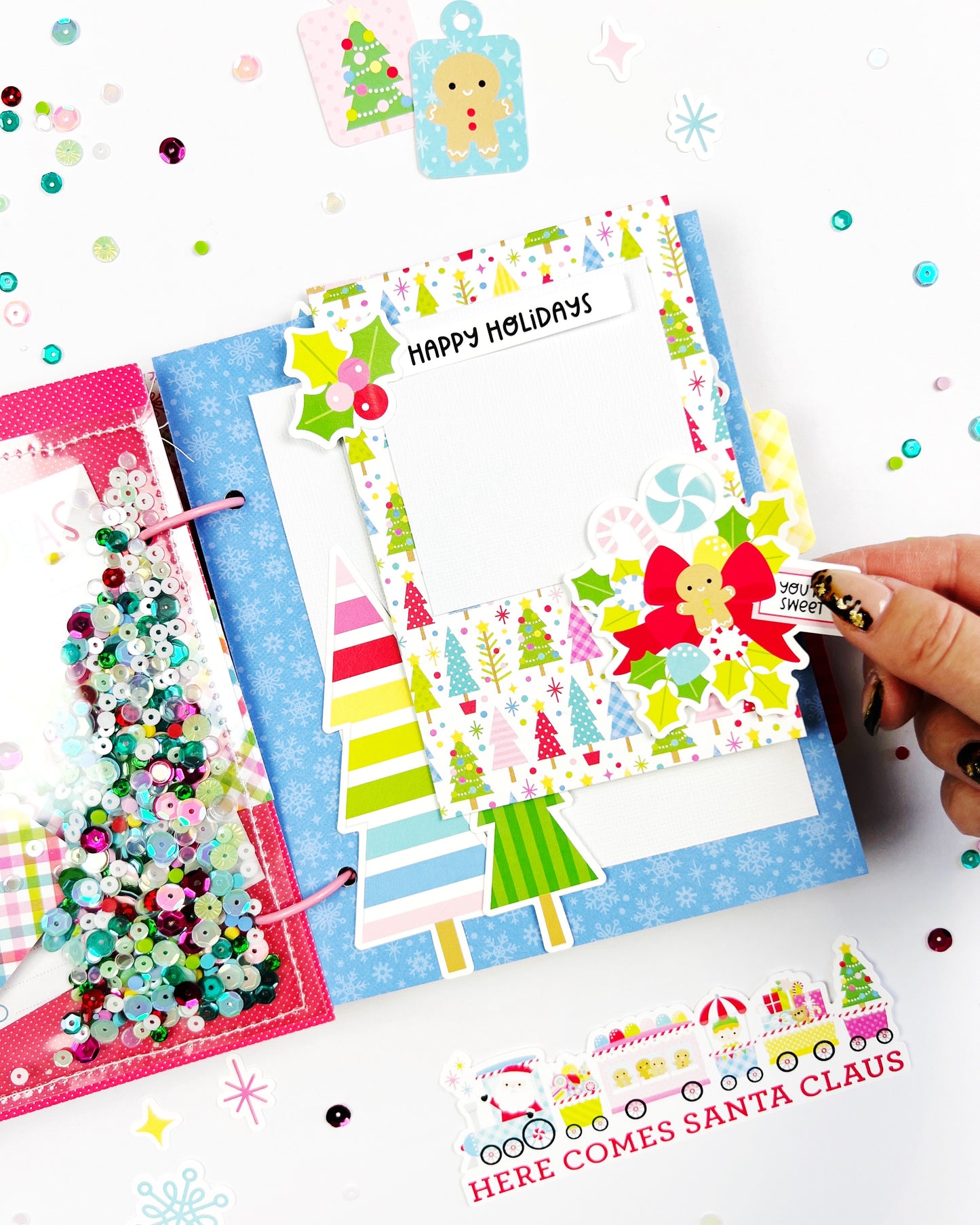 Pre-Order: “Oh What Fun” Holiday Mini Album Kit - Shipping Only