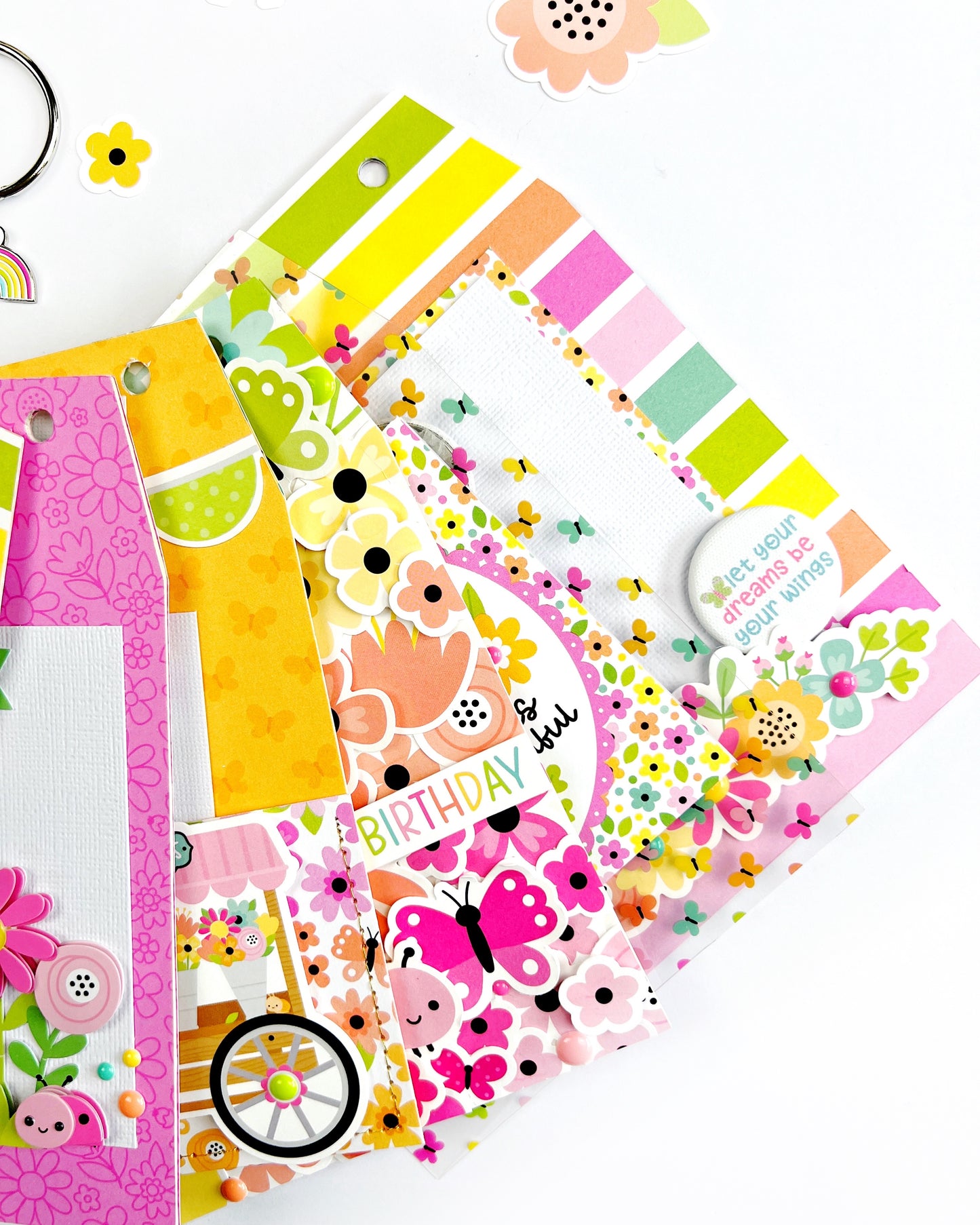 Butterfly Kisses Mini Album Class & Kit