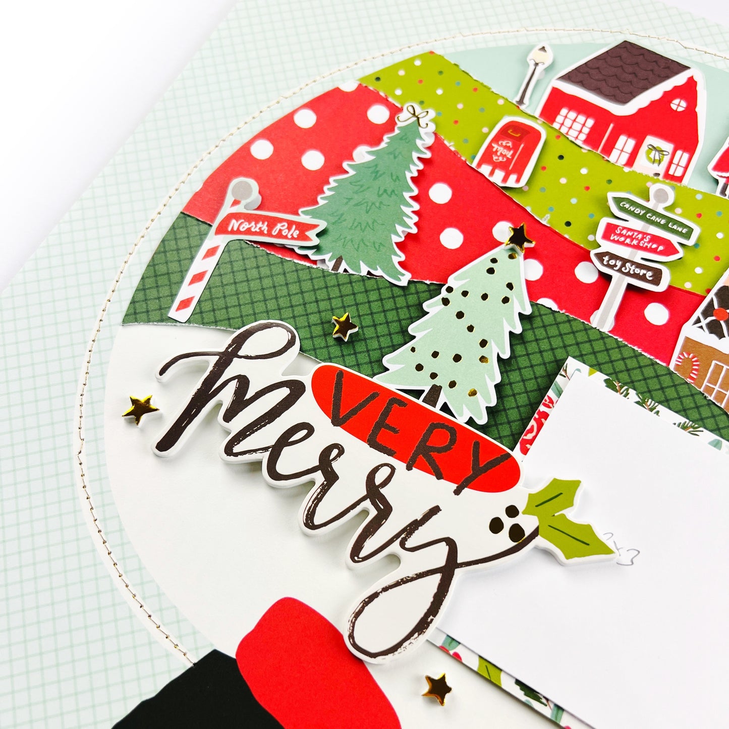 Joyful Christmas Mini Album AND Layout Class & Kit