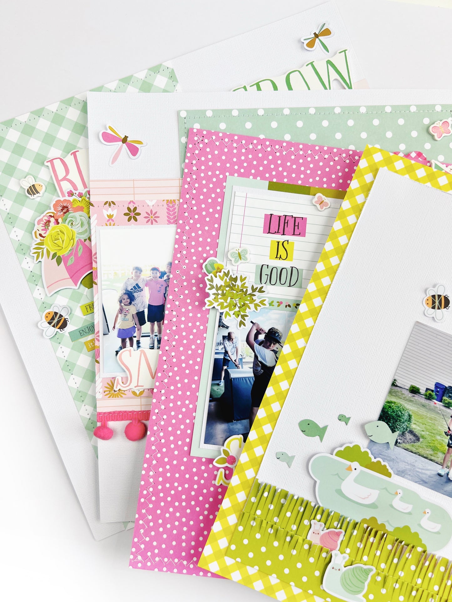 Spring Blooms Layout Class & Kit