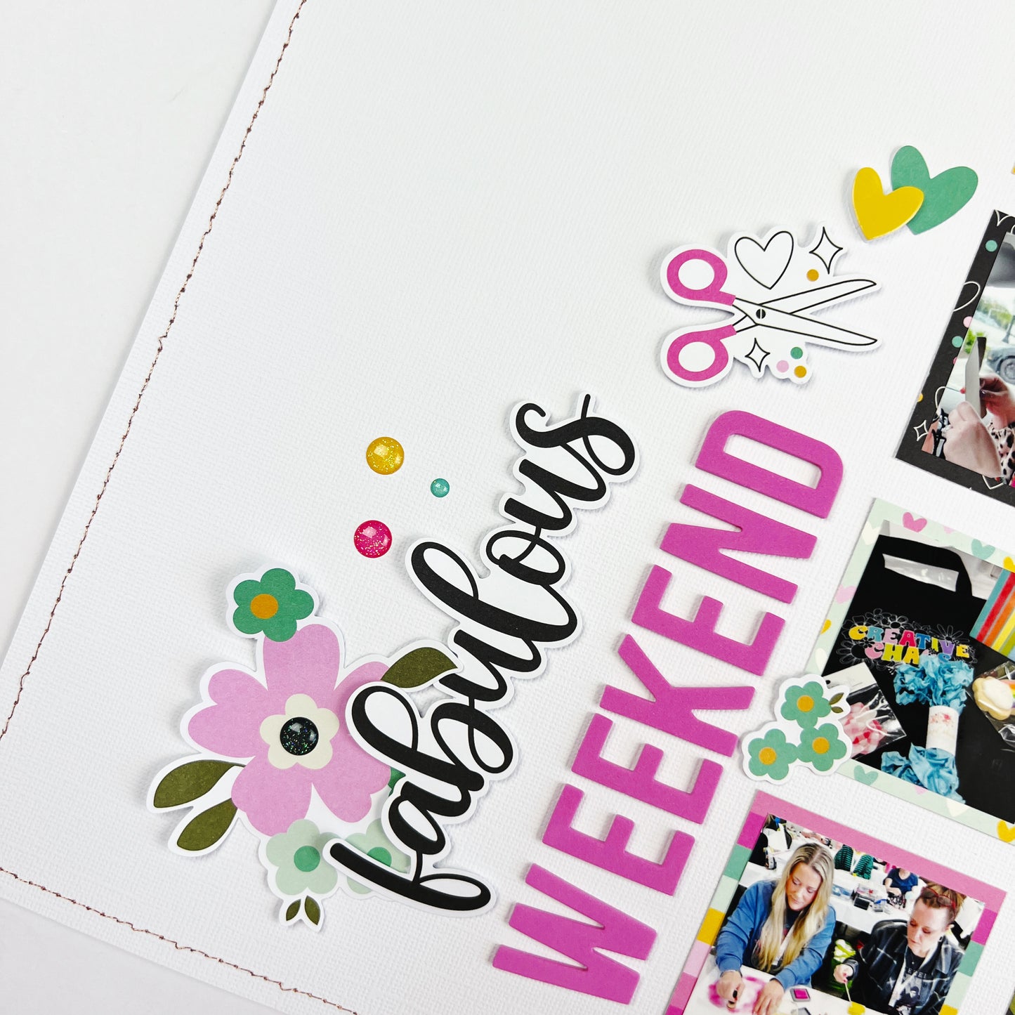 Let’s Go Party – Scrapbooking Style!  Layout Class & Kit
