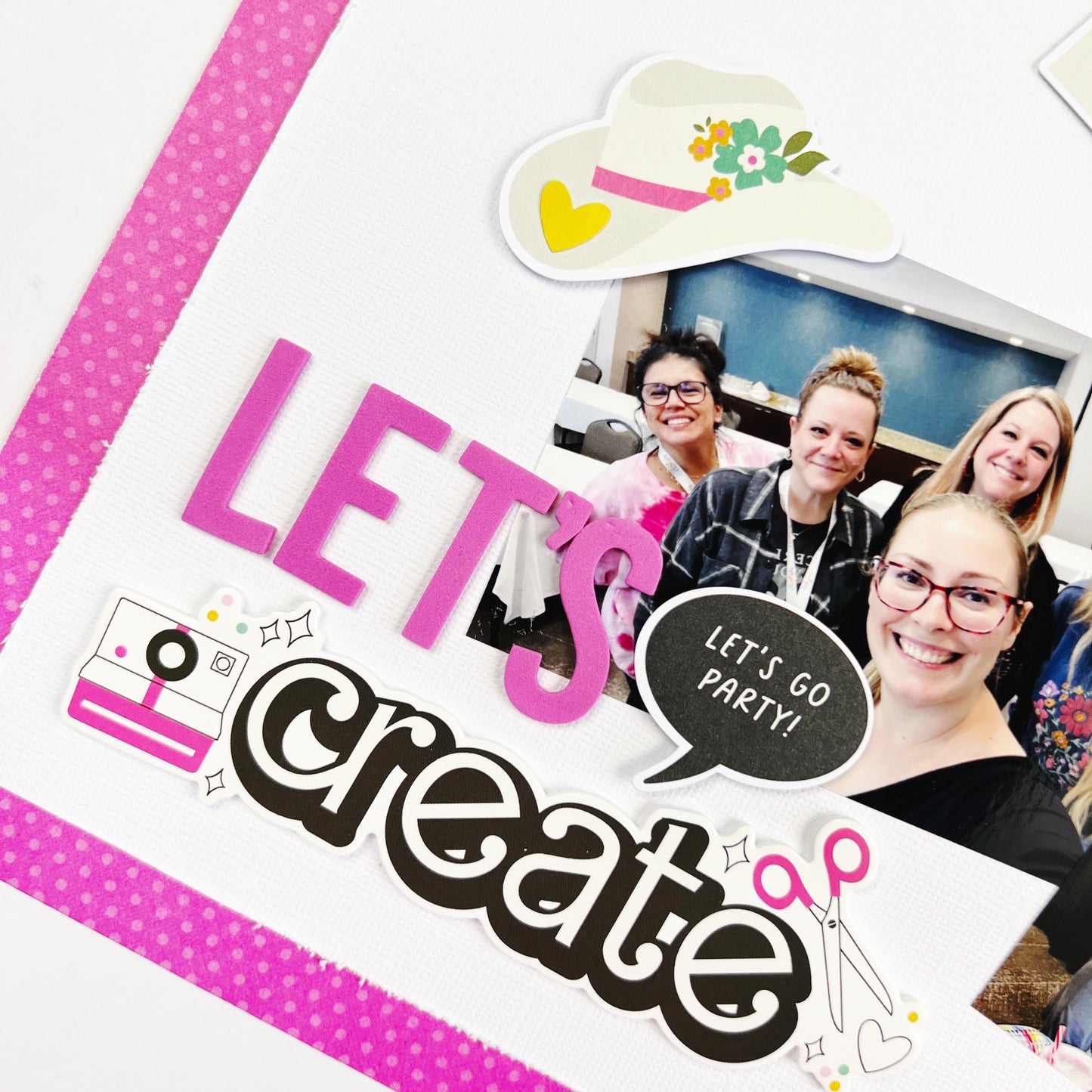 Let’s Go Party – Scrapbooking Style!  Layout Class & Kit