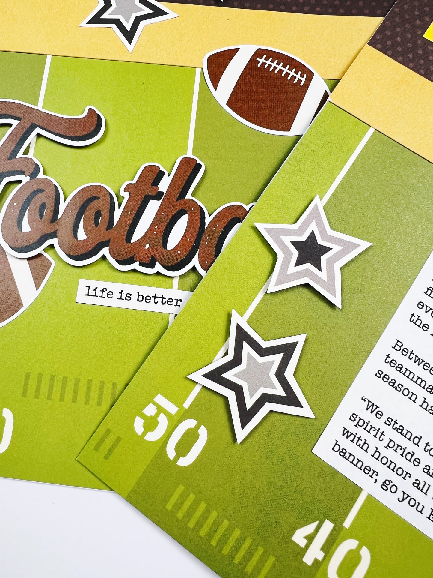 2-Page Football Layout Kit – Ready, Set, Scrap!