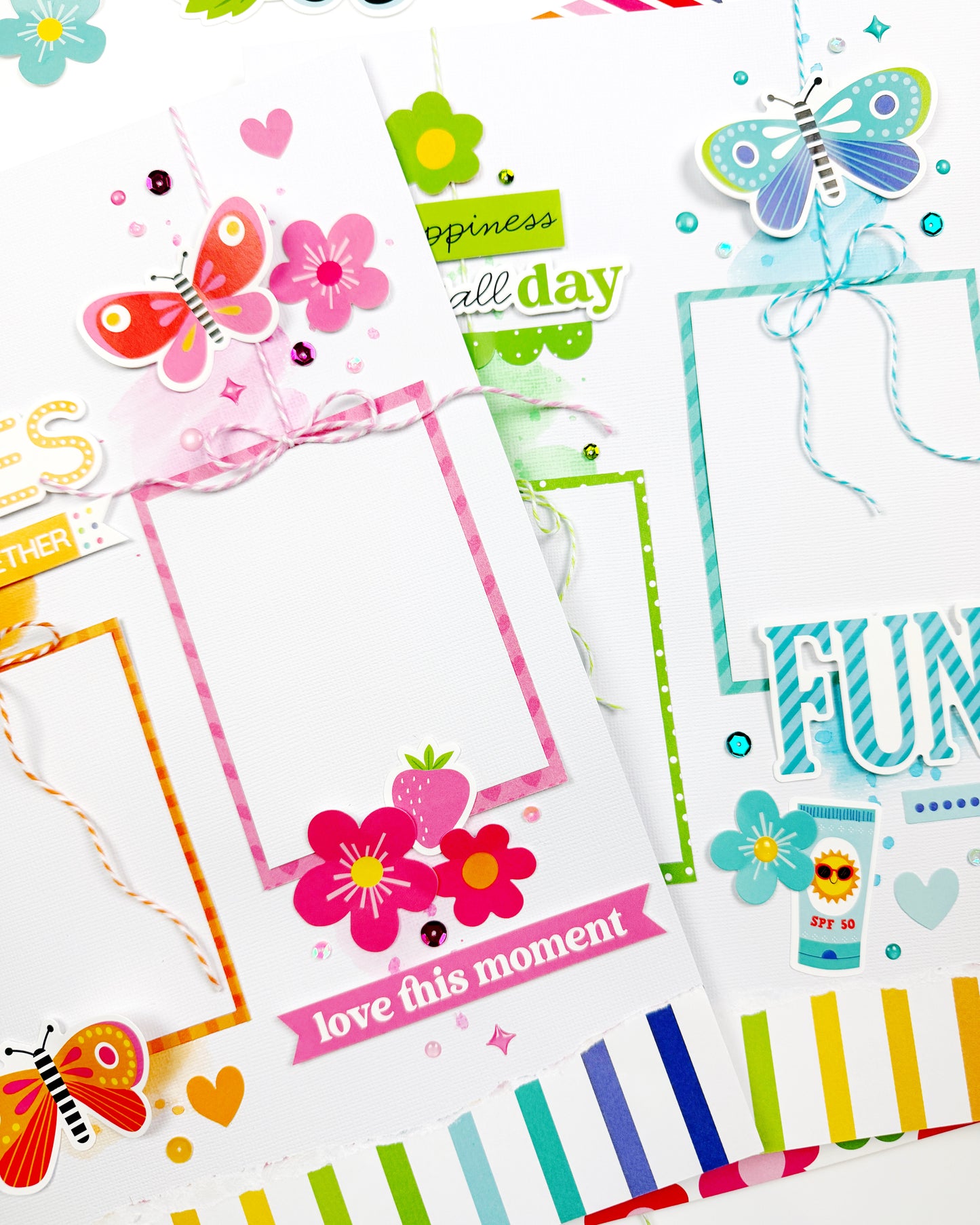 Summer Layouts-  Walking on Sunshine
