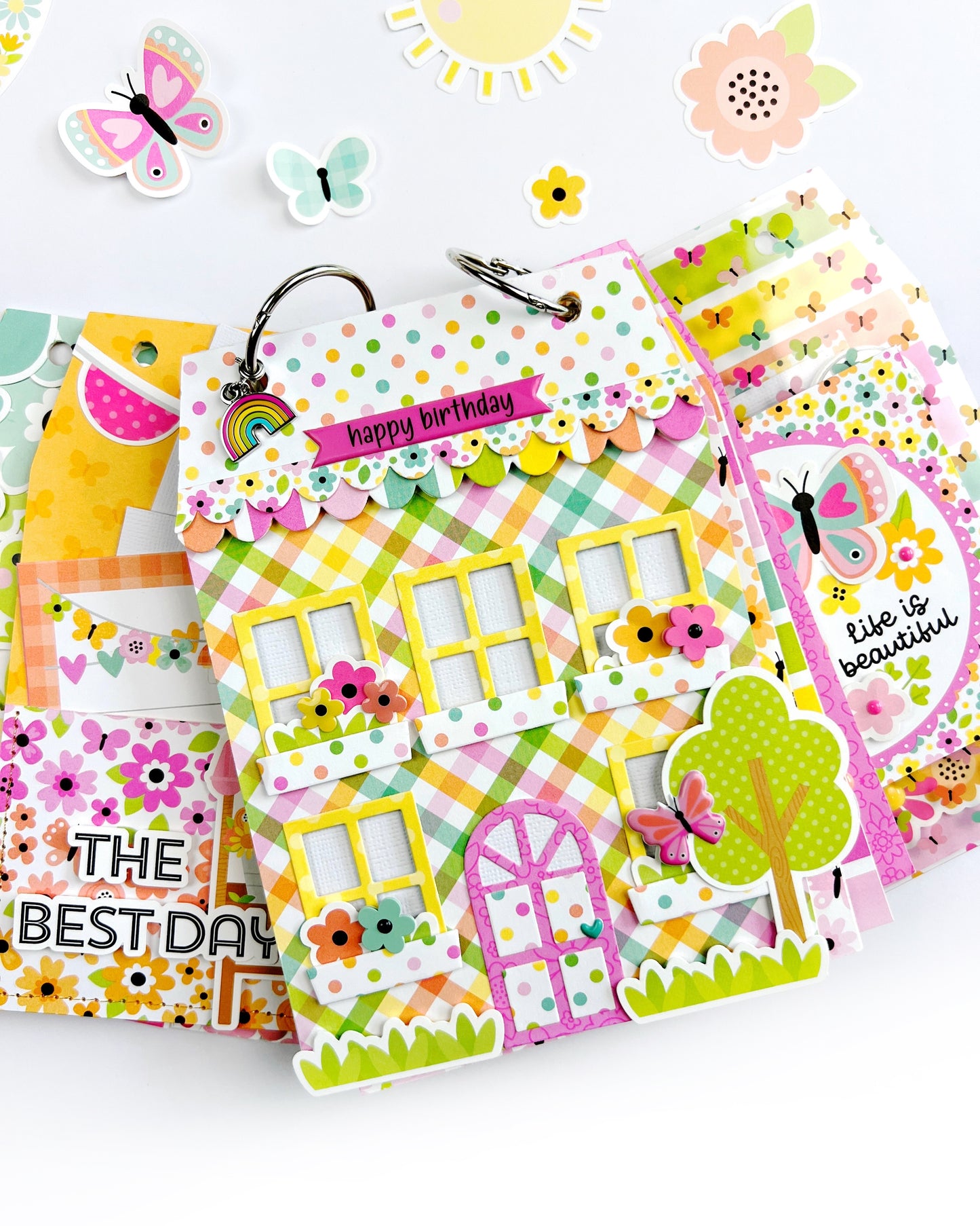Butterfly Kisses Mini Album Class & Kit