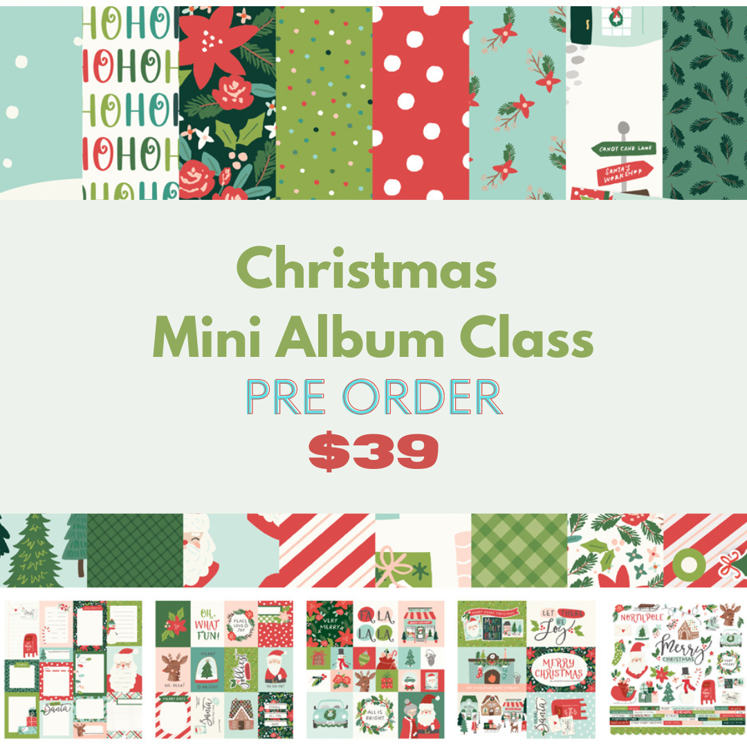 Joyful Christmas Mini Album Class & Kit PREORDER