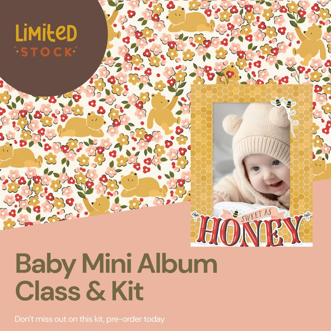 Winnie the Pooh Baby Album Class & Kit  - PRE ORDER, shipping MAY