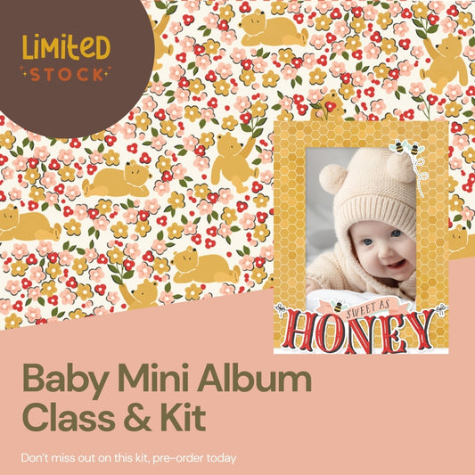 Winnie the Pooh Baby Album Class & Kit  - PRE ORDER, shipping MAY