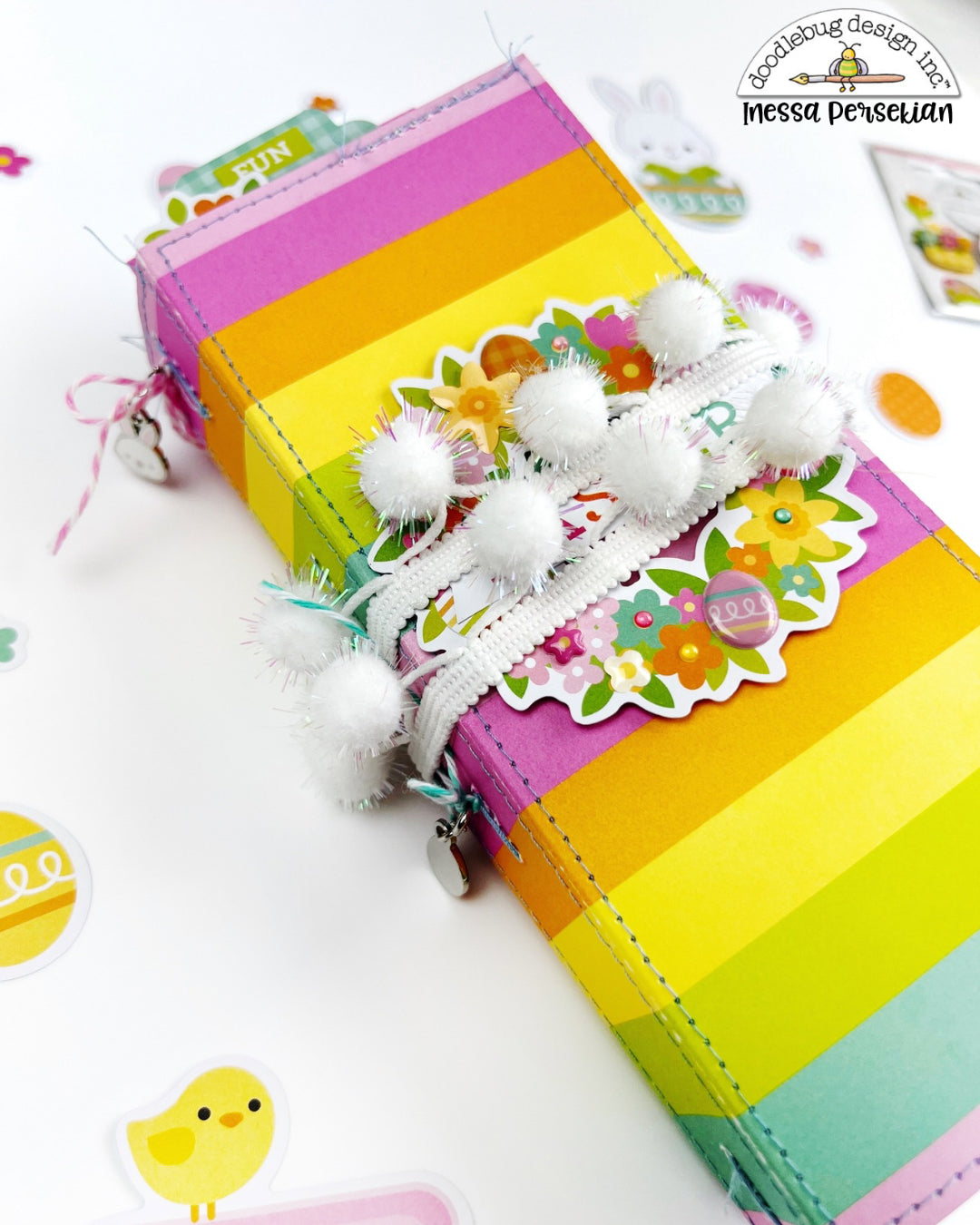 Cute Spring Mini Album - Instructions Only