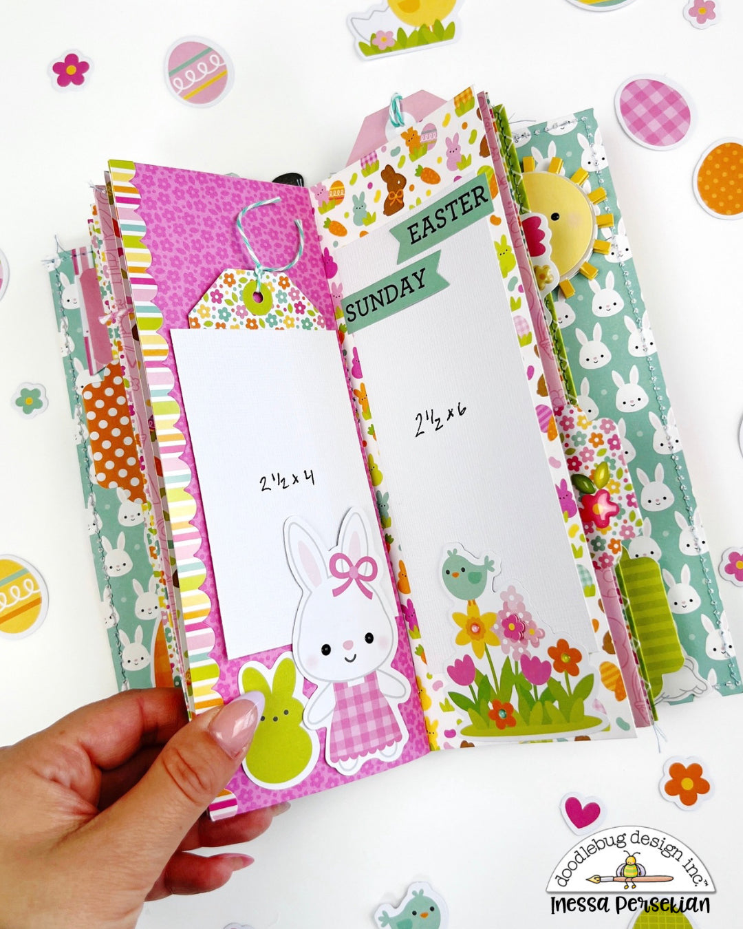 Cute Spring Mini Album - Instructions Only