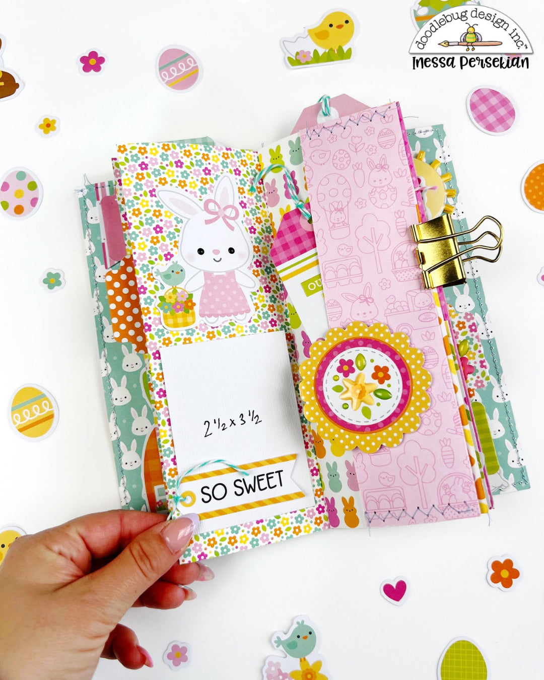 Cute Spring Mini Album - Instructions Only