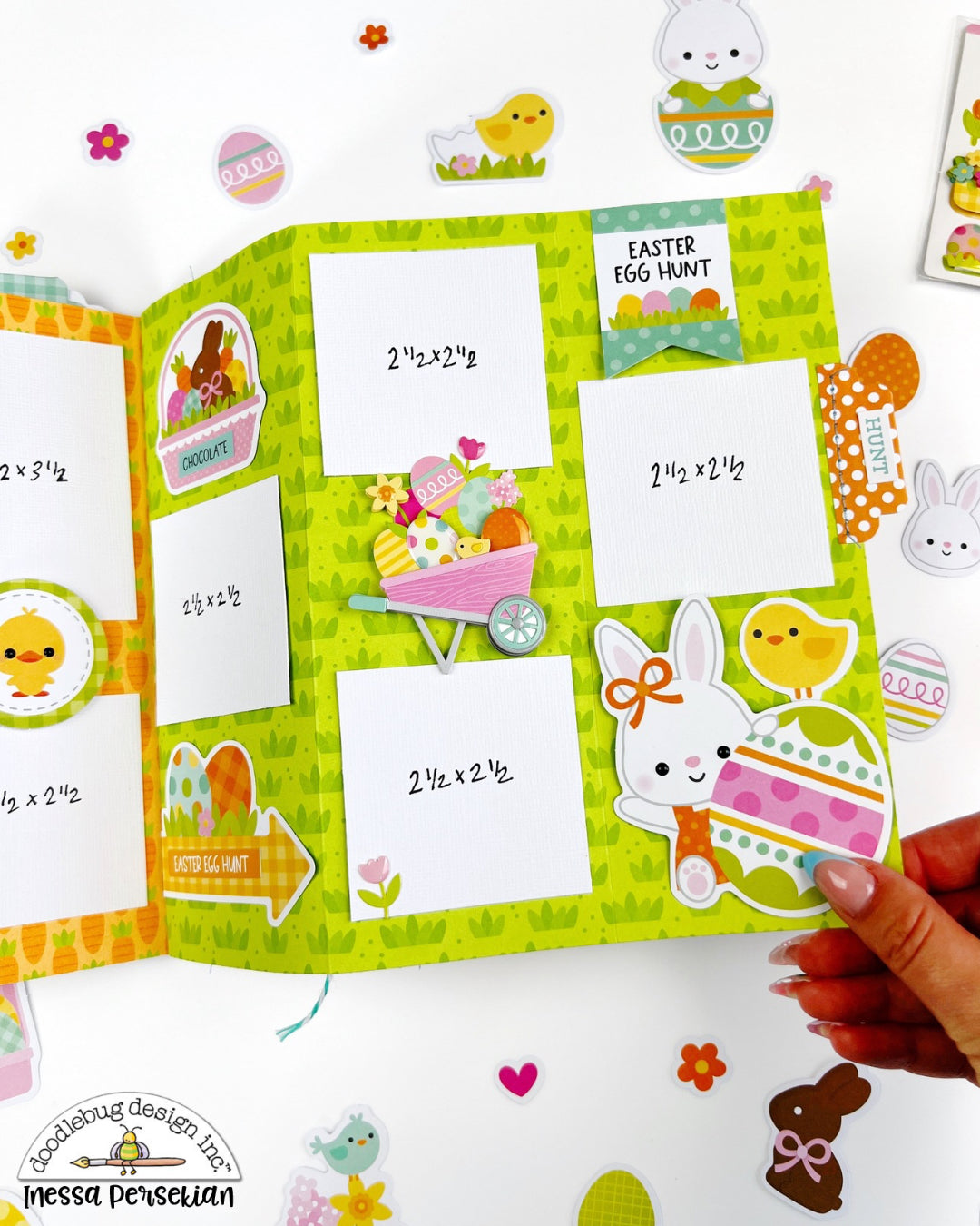 Cute Spring Mini Album - Instructions Only