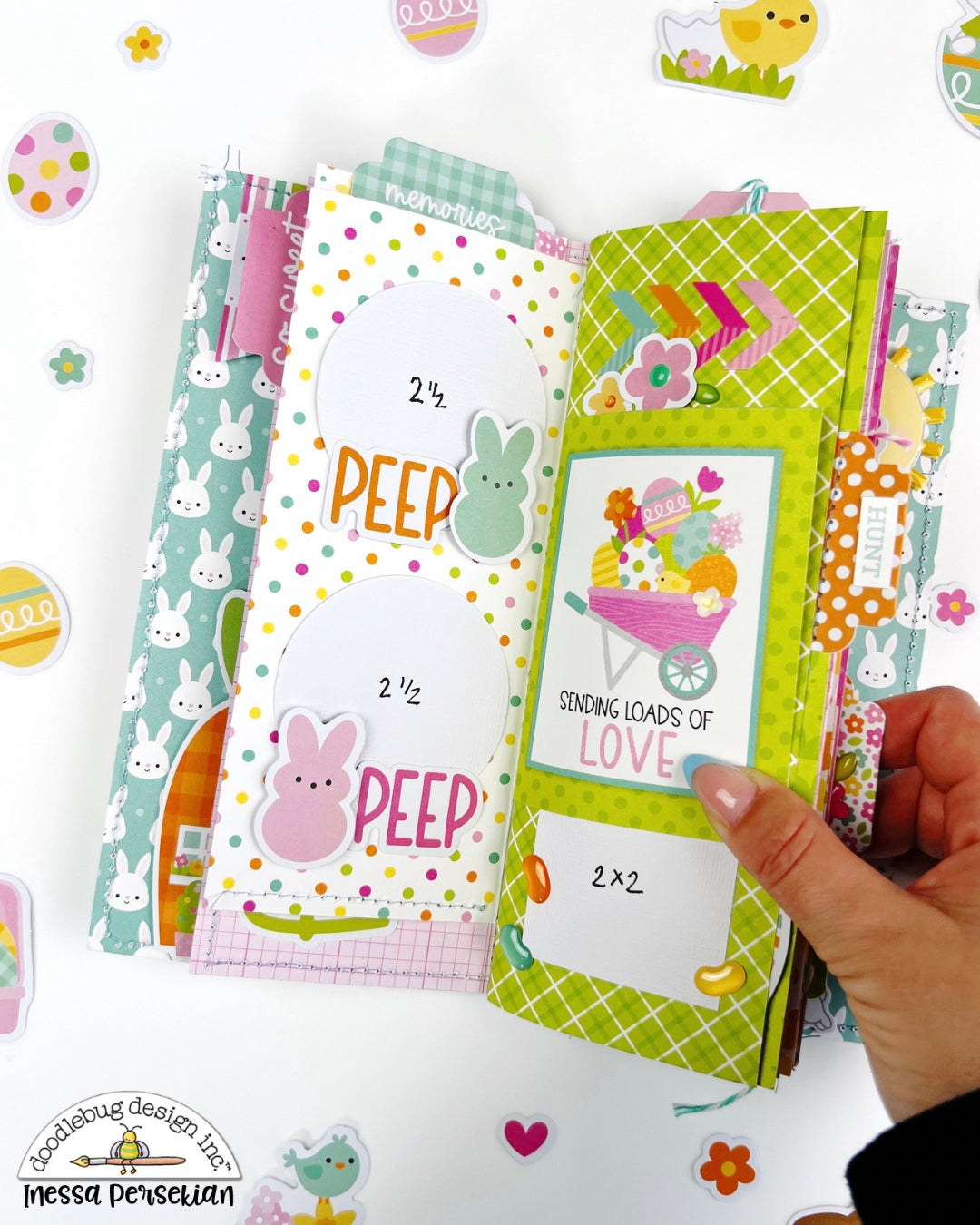 Cute Spring Mini Album - Instructions Only