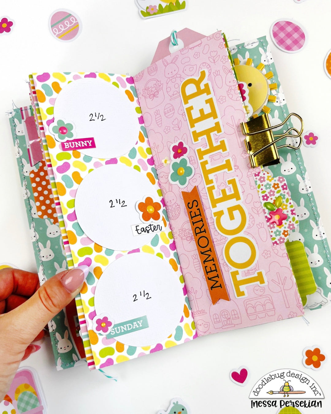 Cute Spring Mini Album - Instructions Only