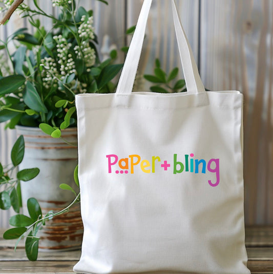 White Tote Canvas Bag