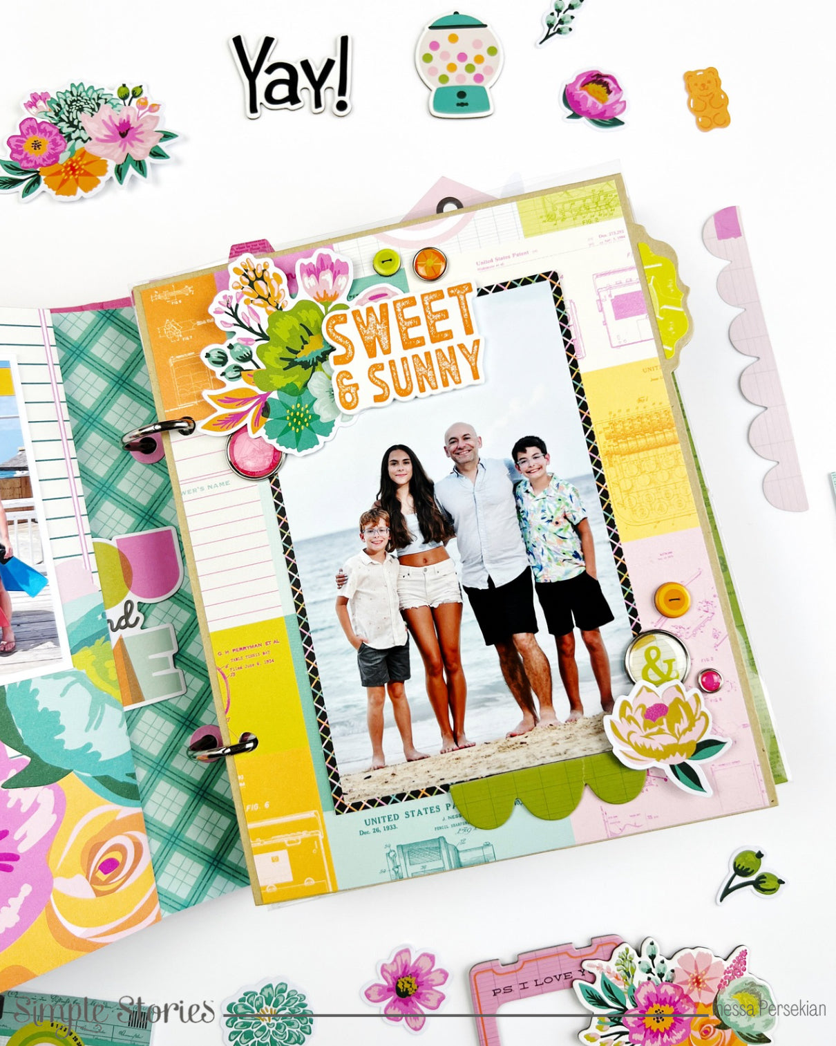 Fun 6x8 Album Class + Kit | Simple Stories Color Me Happy